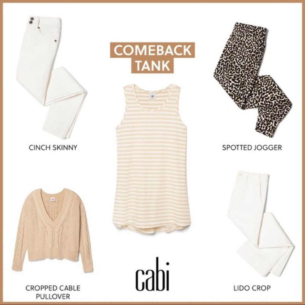 Cabi Comeback Tank Style #5762 NWOT